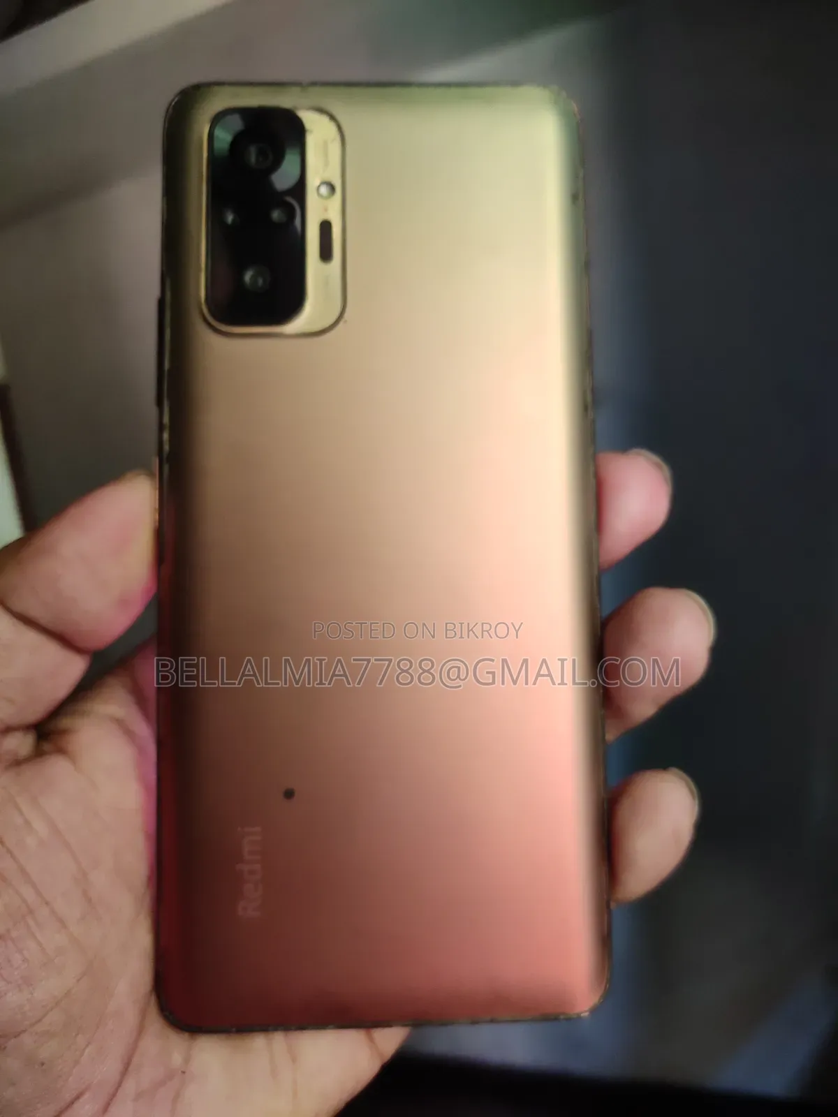 শাওমি রেডমি নোট ১০ প্রো ১২৮ জিবি রোজ গোল্ড