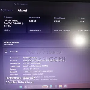 Laptop Dell Latitude 5420 8GB Intel Core i5 SSD 256GB