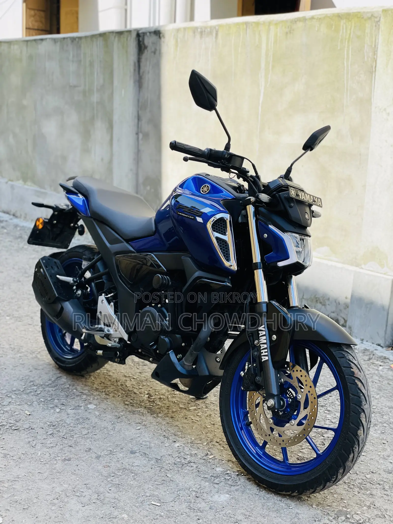 Yamaha FZS V4 2025 Blue