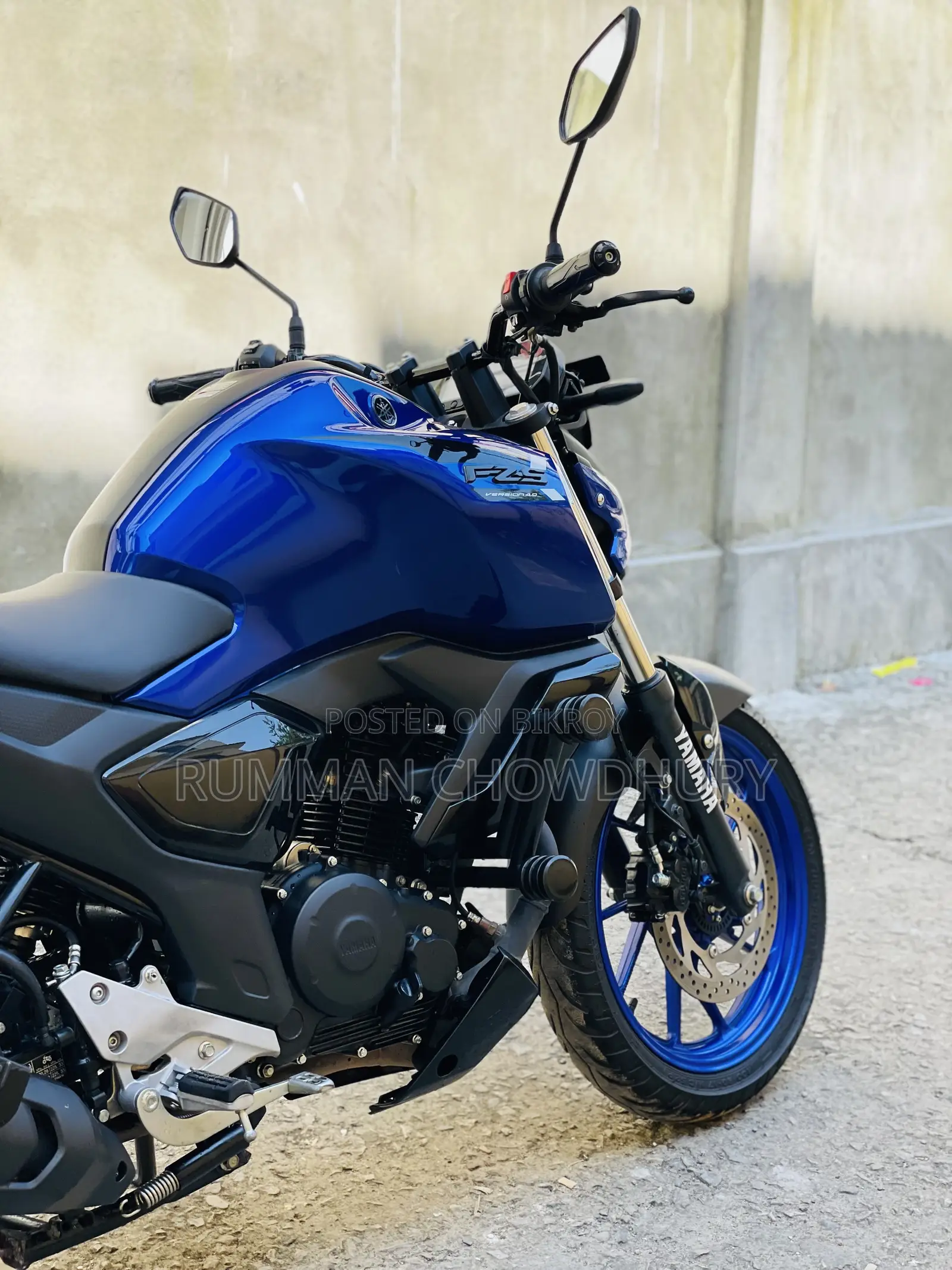 Yamaha FZS V4 2025 Blue