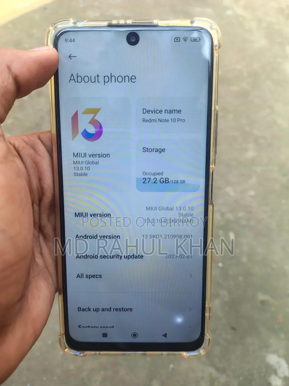 Xiaomi Redmi Note 10 Pro 128 GB Blue