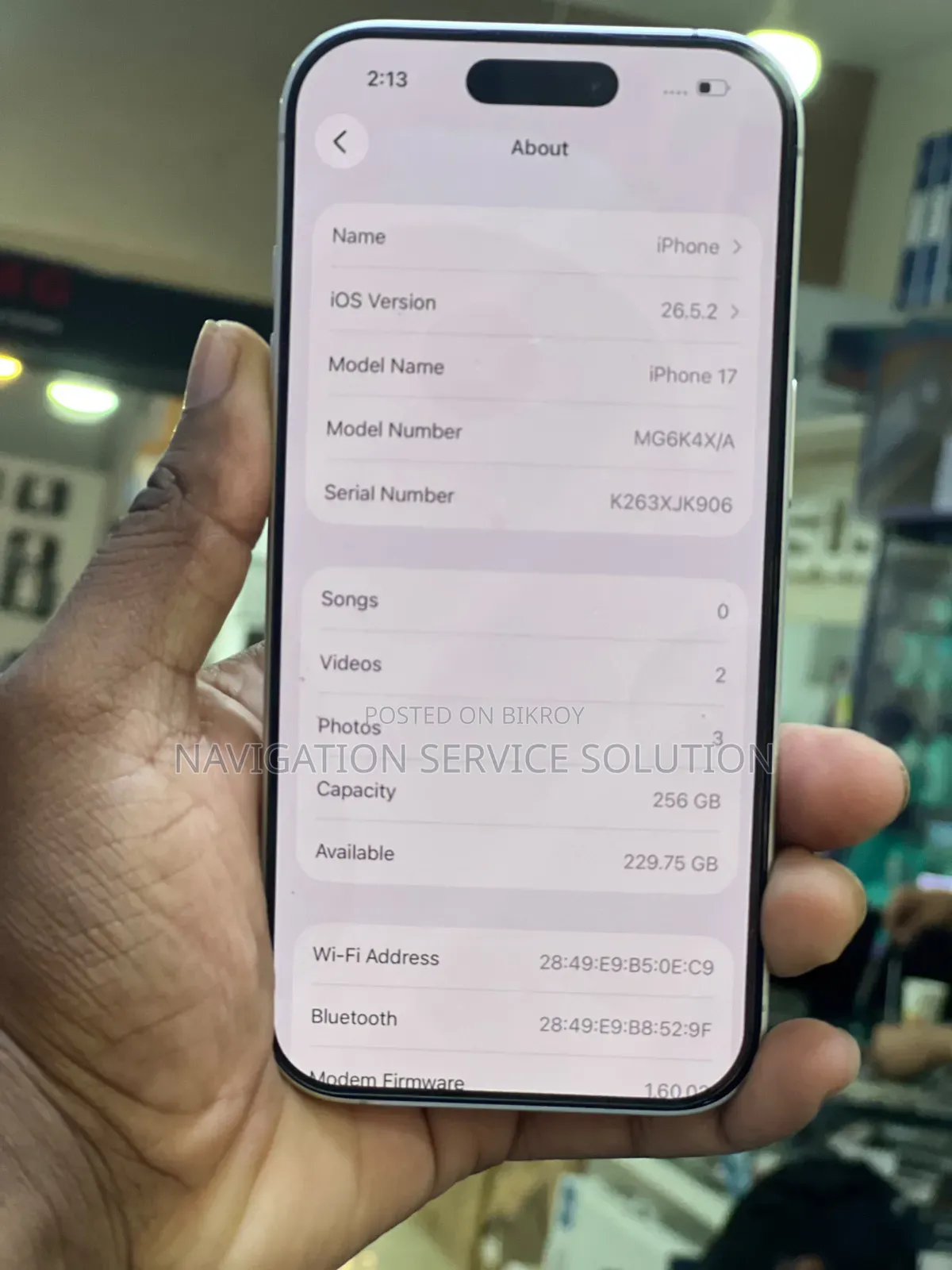 Apple iPhone 17 256 GB White