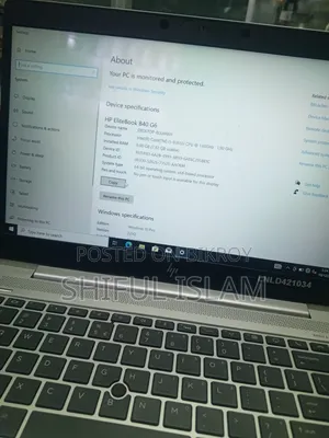 Laptop HP EliteBook 840 G6 8GB Intel Core i5 SSD 256GB