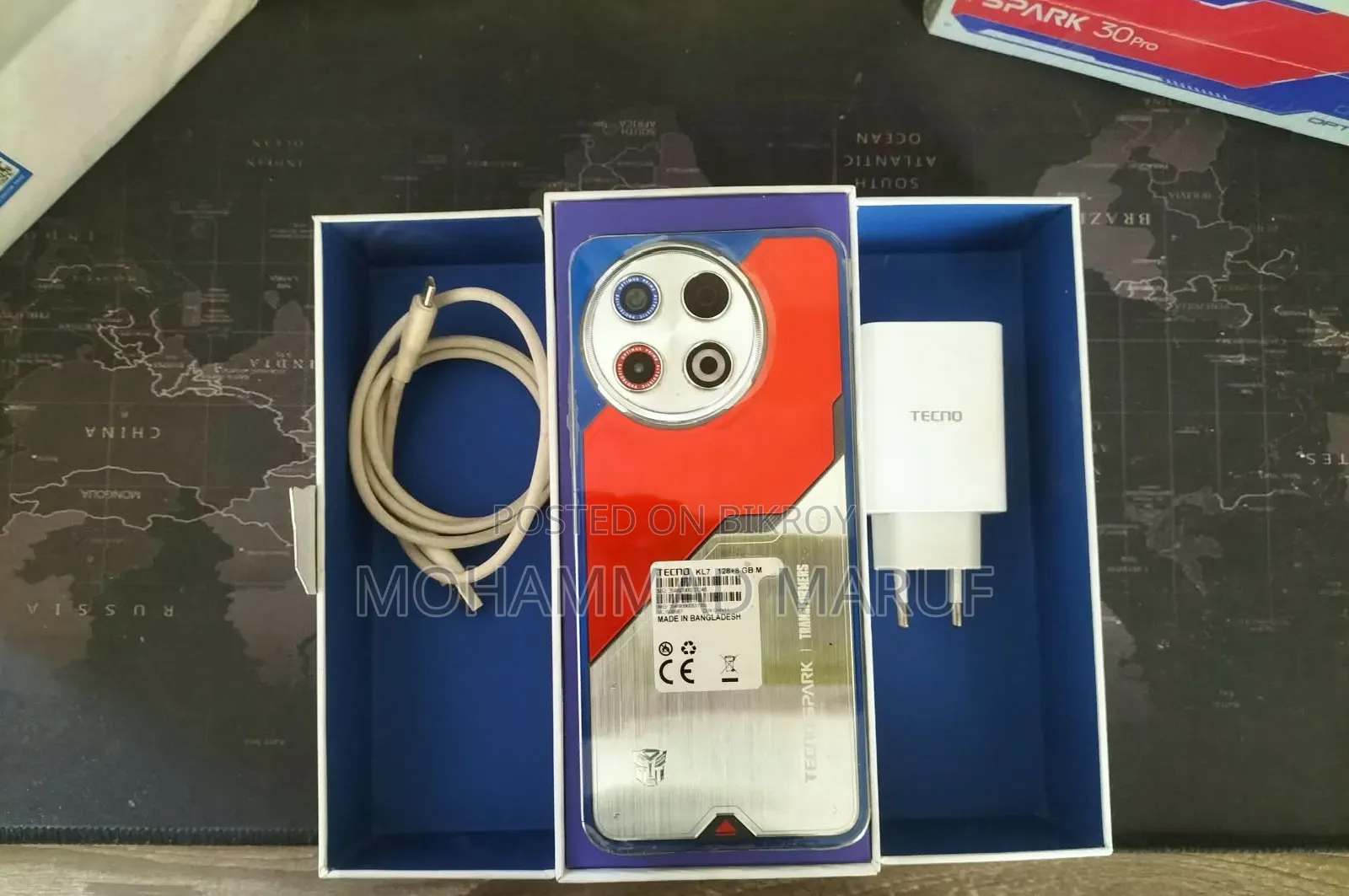 Tecno Spark 30 Pro 128 GB Silver
