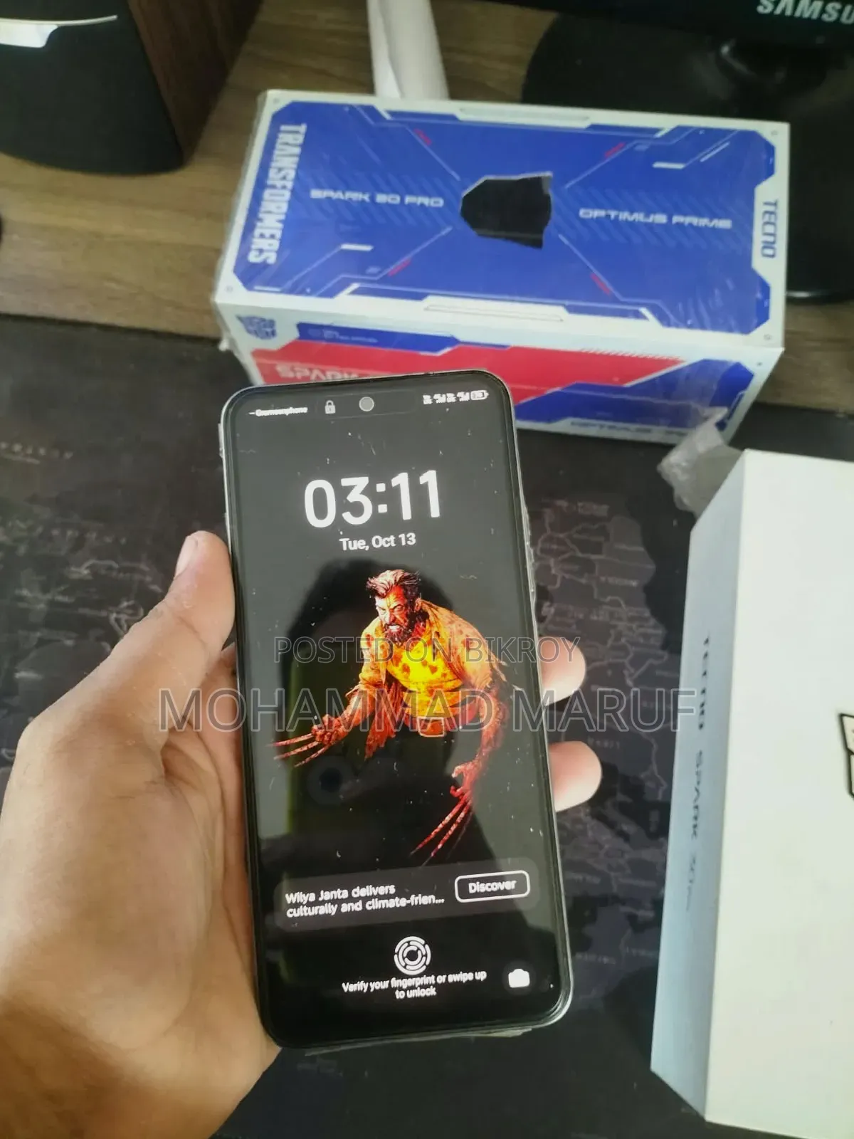 Tecno Spark 30 Pro 128 GB Silver
