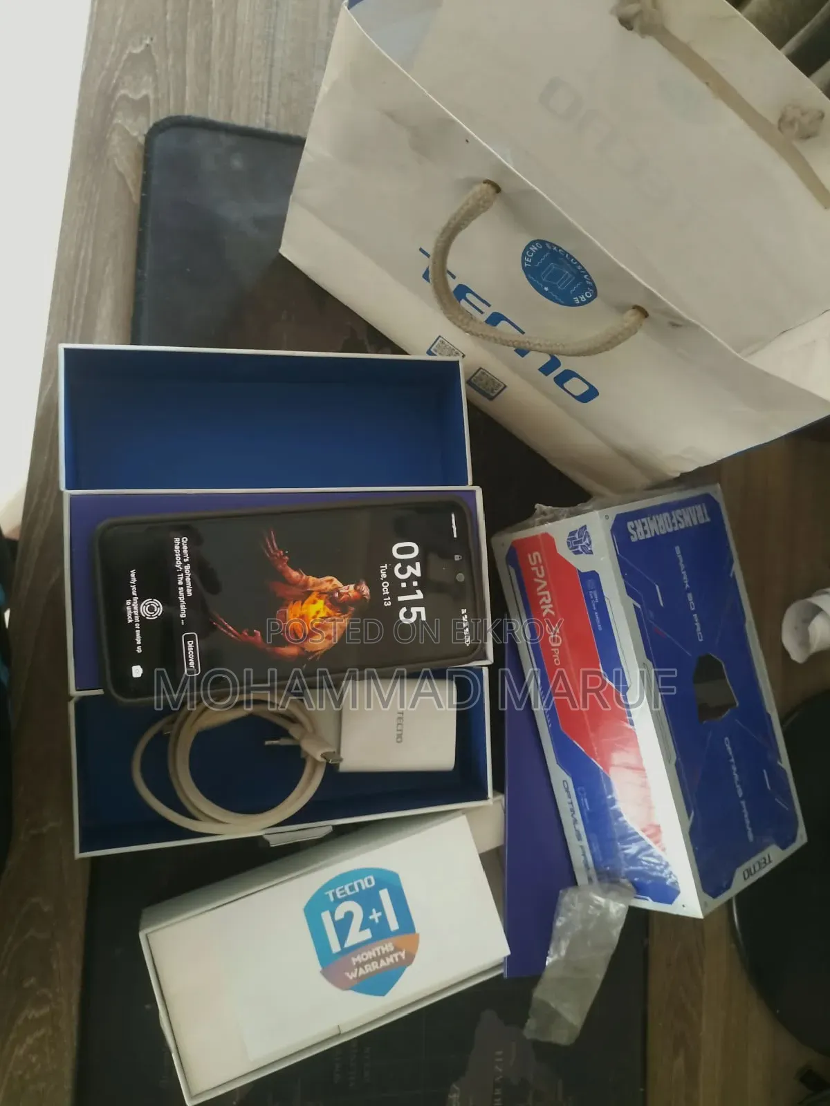 Tecno Spark 30 Pro 128 GB Silver