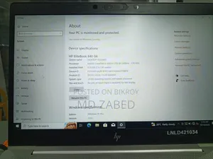 HP EliteBook 840 G6 Laptop 8GB Intel Core i5 SSD 256GB