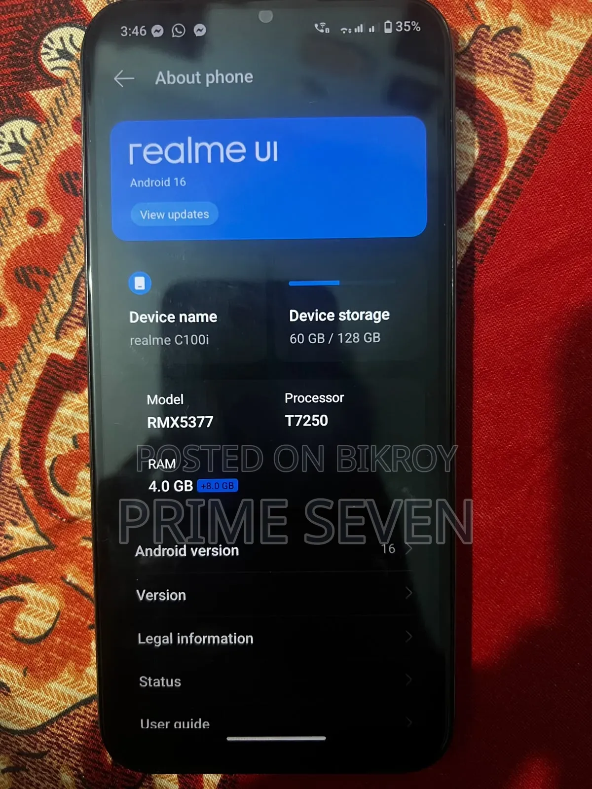 Realme C100i 128 GB