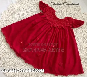 Crochet Peacock Neck Frock