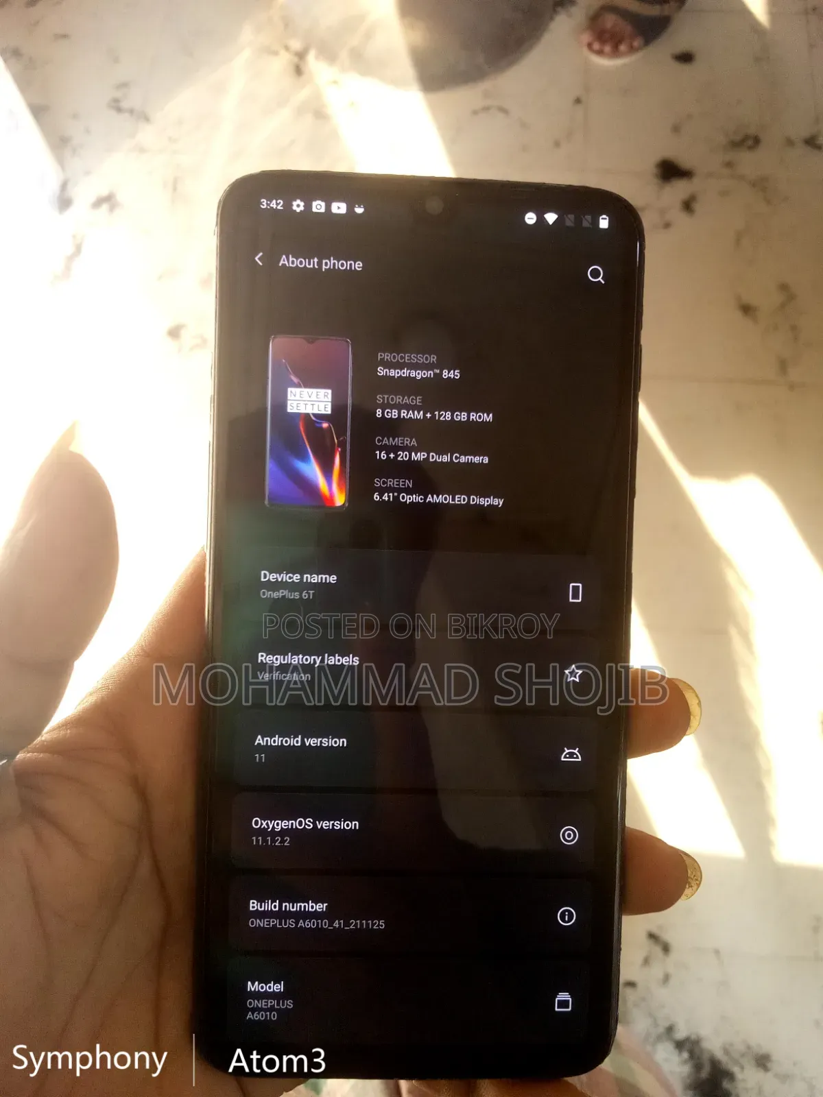 OnePlus 6T 128 GB Black