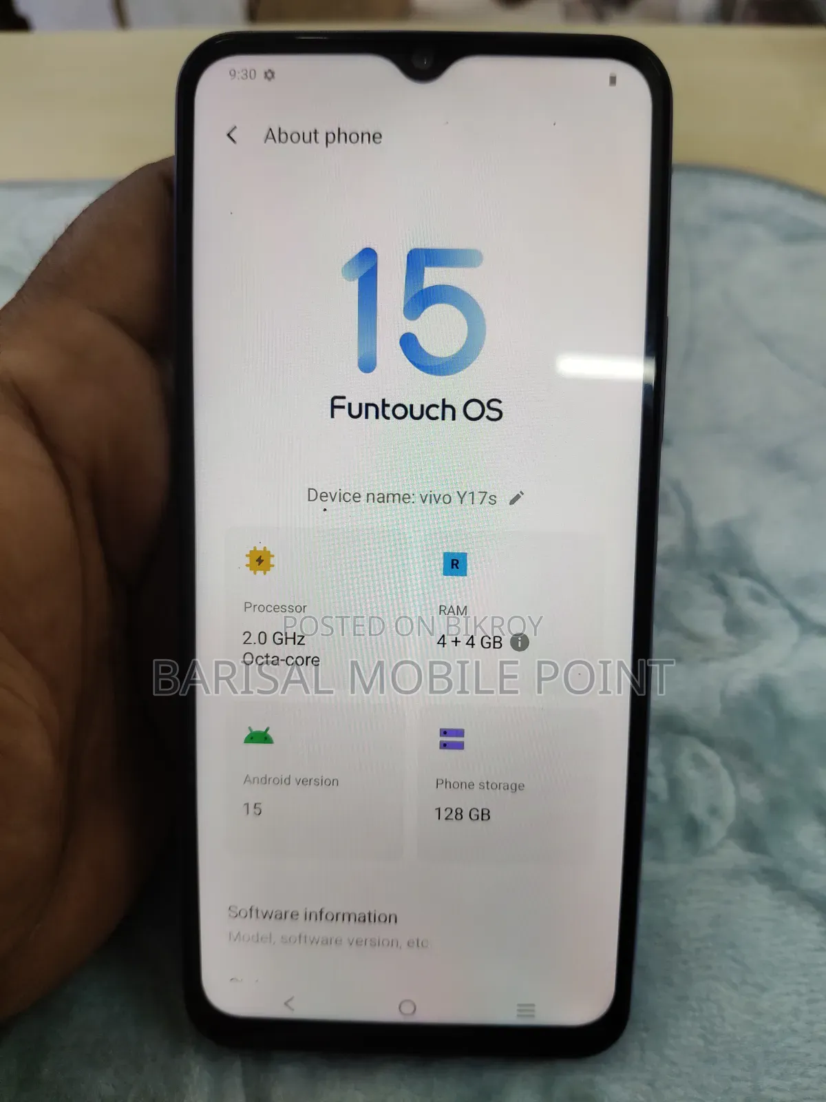Vivo Y17 128 GB Purple