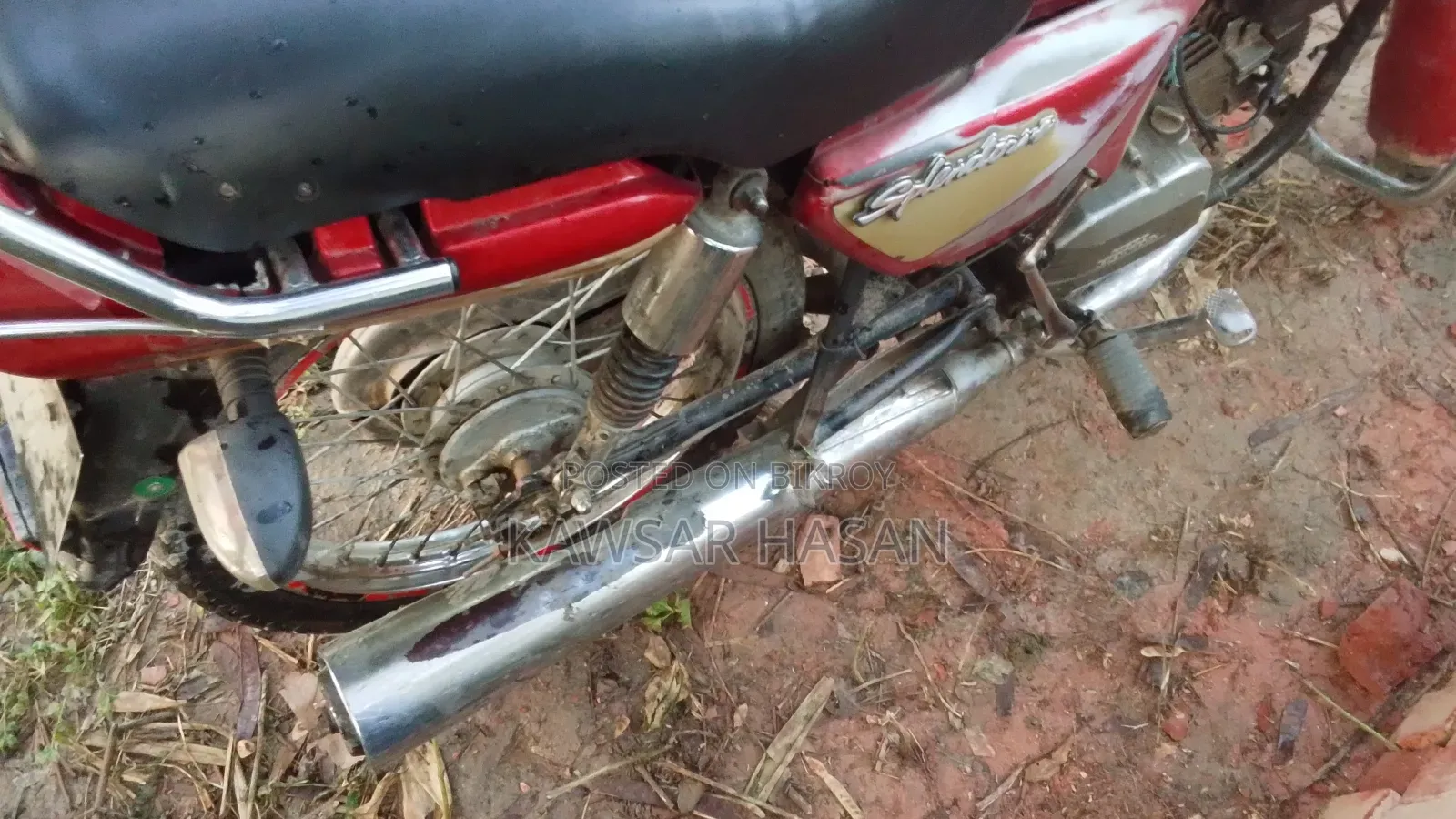 হিরো স্প্লেন্ডার প্লাস ২০০৭ রেড