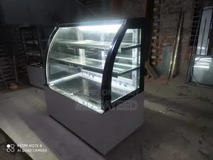 Cake cabinet fridge bend glass will be sold