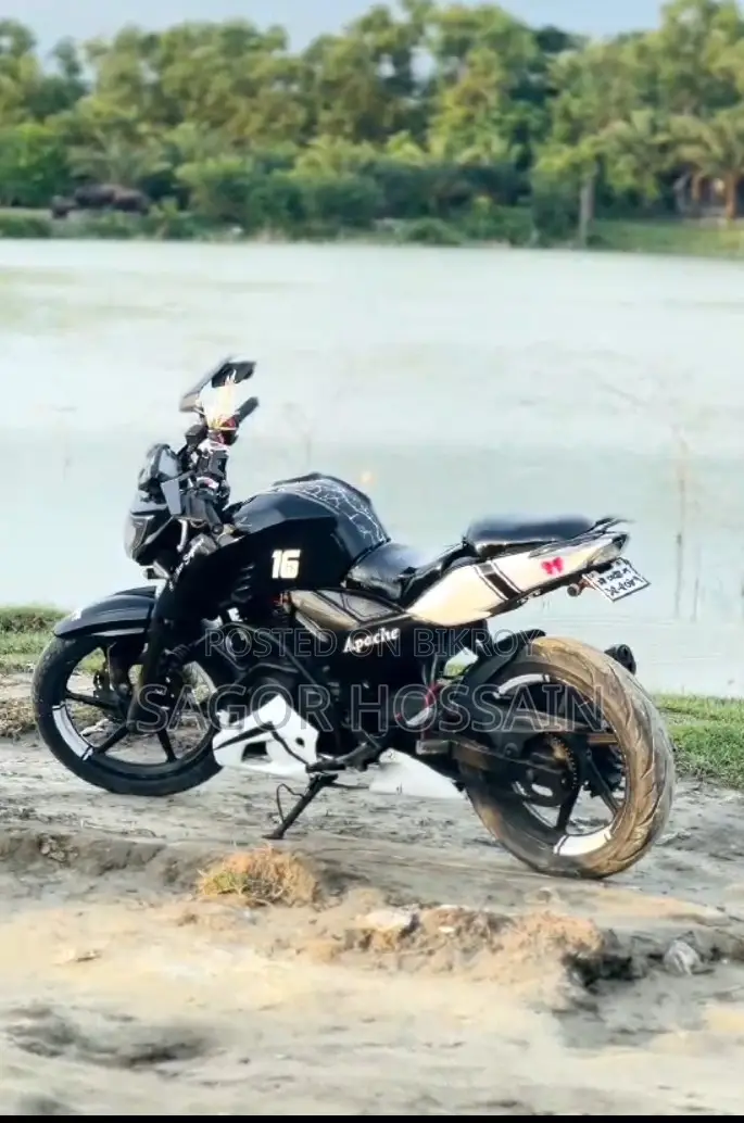 TVS Apache 160 4V 2019 Black