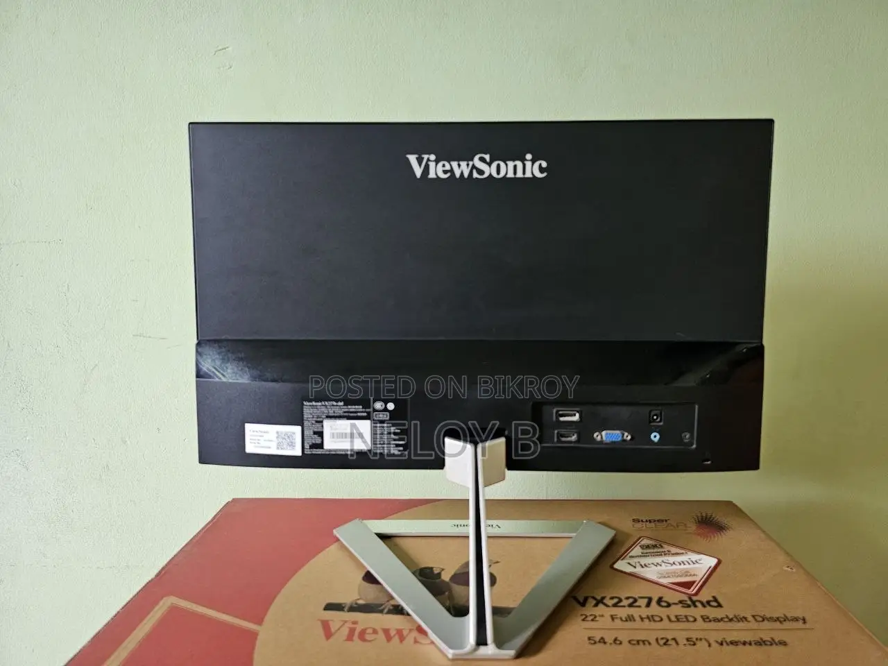 Viewsonic VX2276-SHD 75hz 21.5" FHD IPS LED Monitor