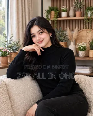 Premium Ribbed High Neck Sweater