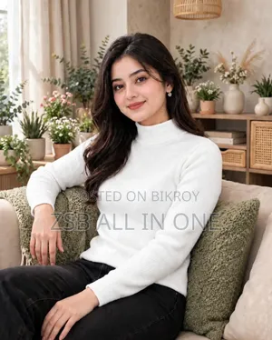 Premium Ribbed High Neck Sweater