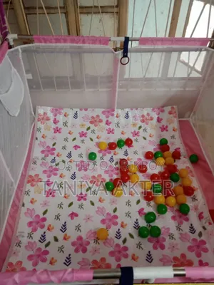 Playpen for Baby With Balls and Mat