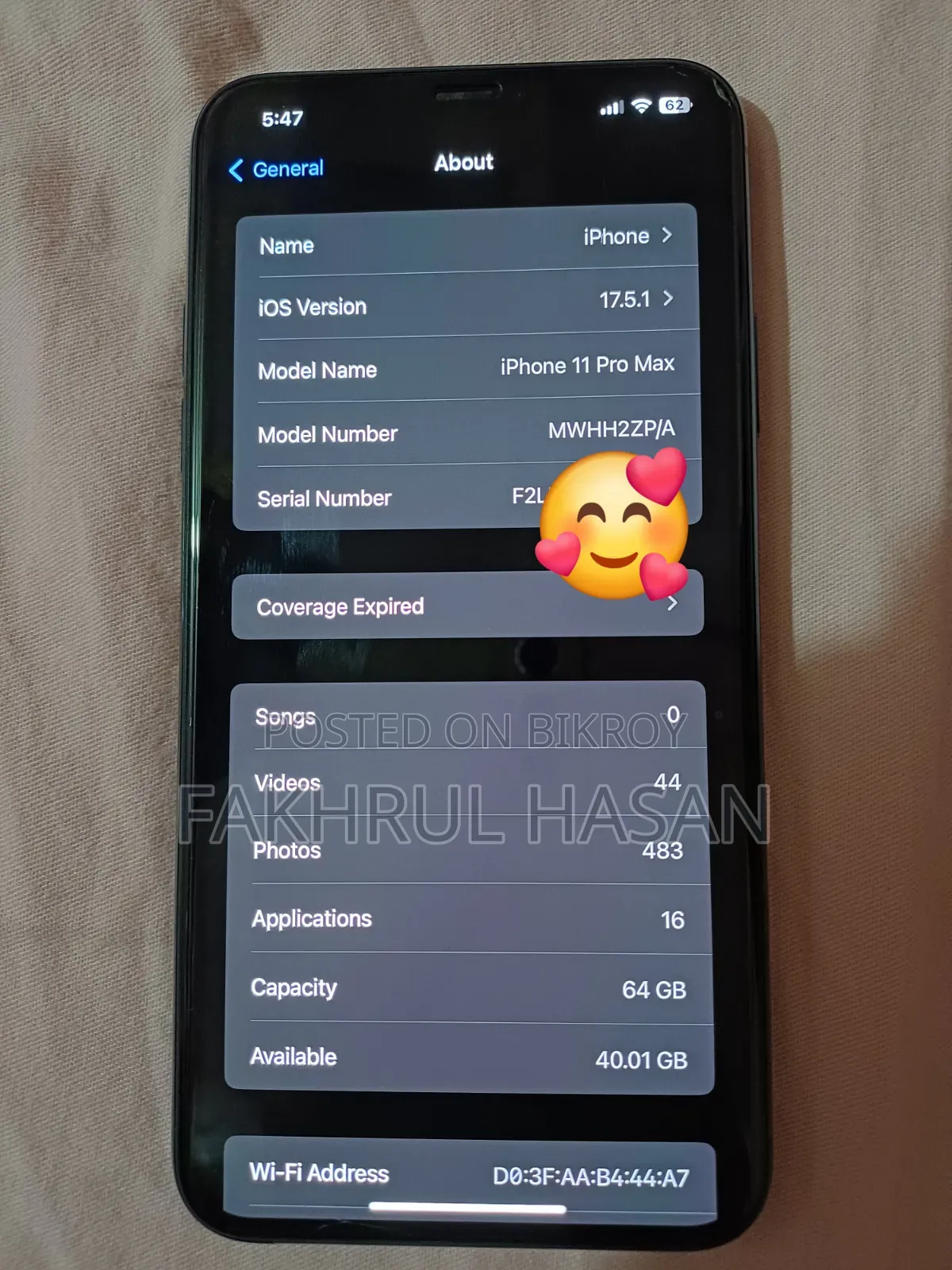 Apple iPhone 11 Pro Max 64 GB Gray