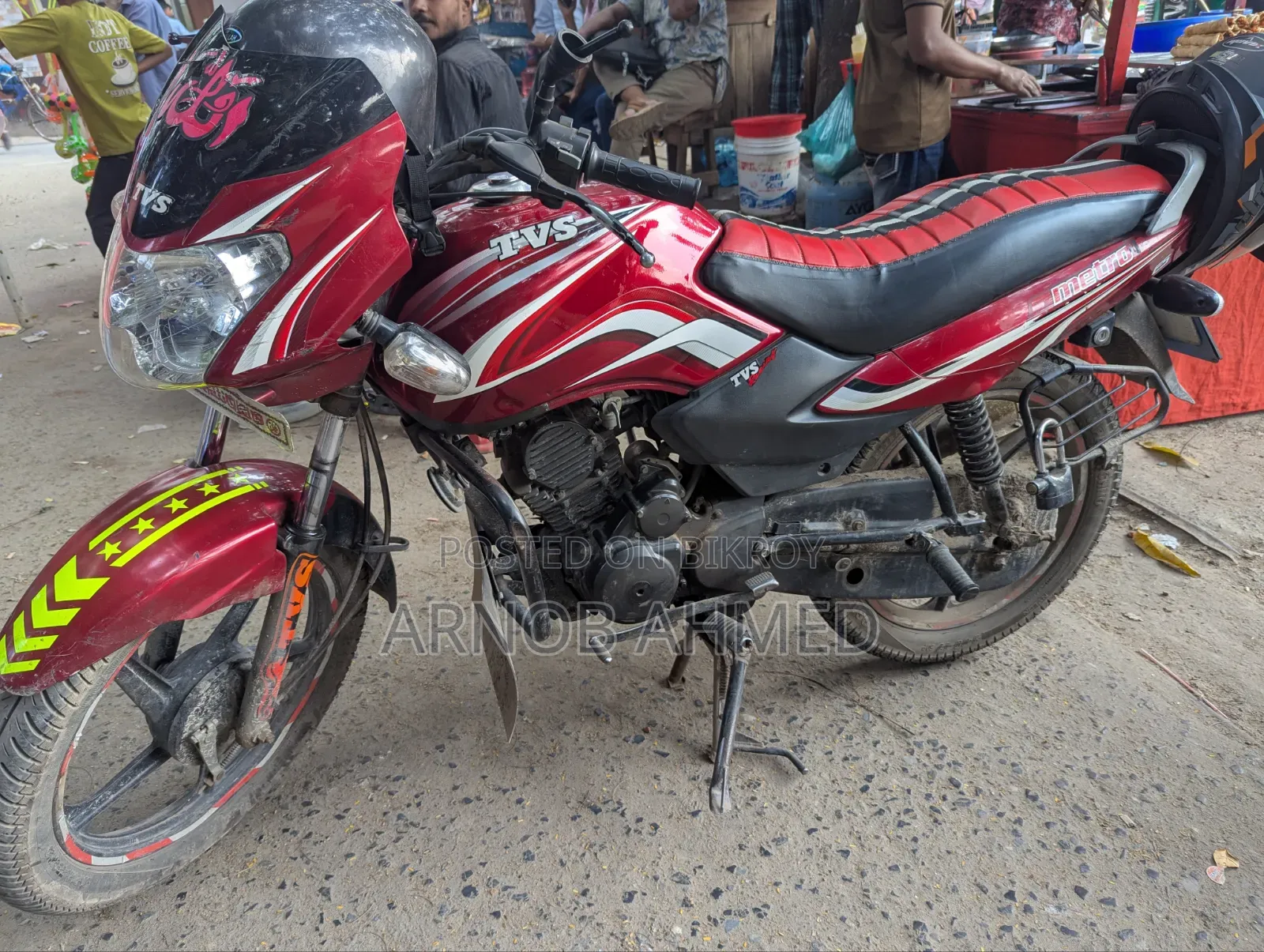 TVS Metro 2018 Red