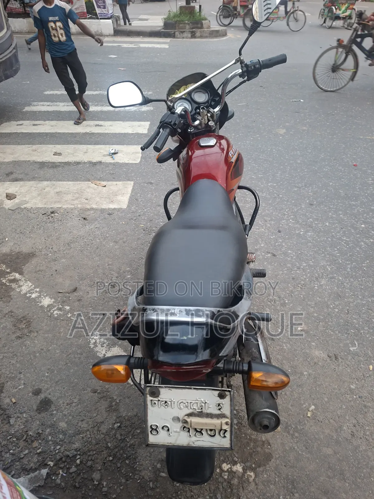 বাজাজ প্লাটিনা ১০০ ২০১৩ রেড