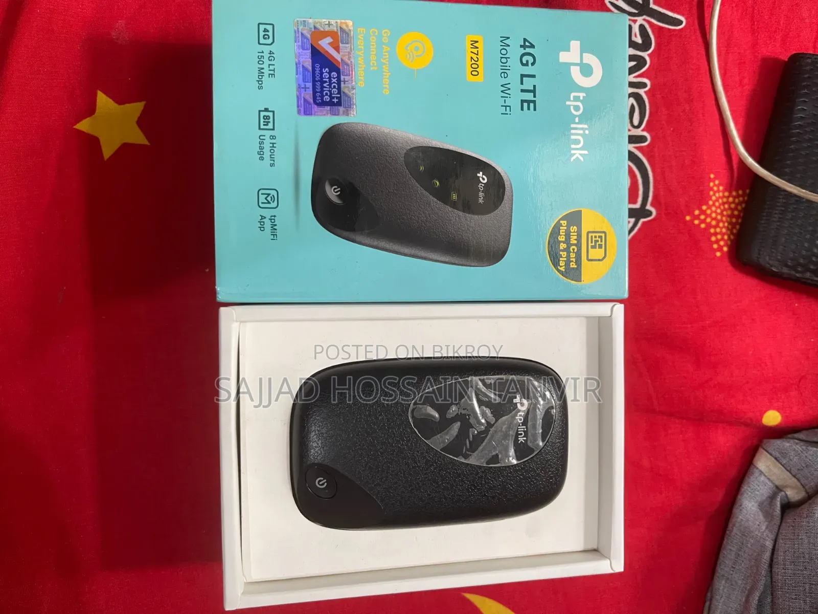 Like New TP-Link M7200 4G LTE Pocket Router (Without Battery)