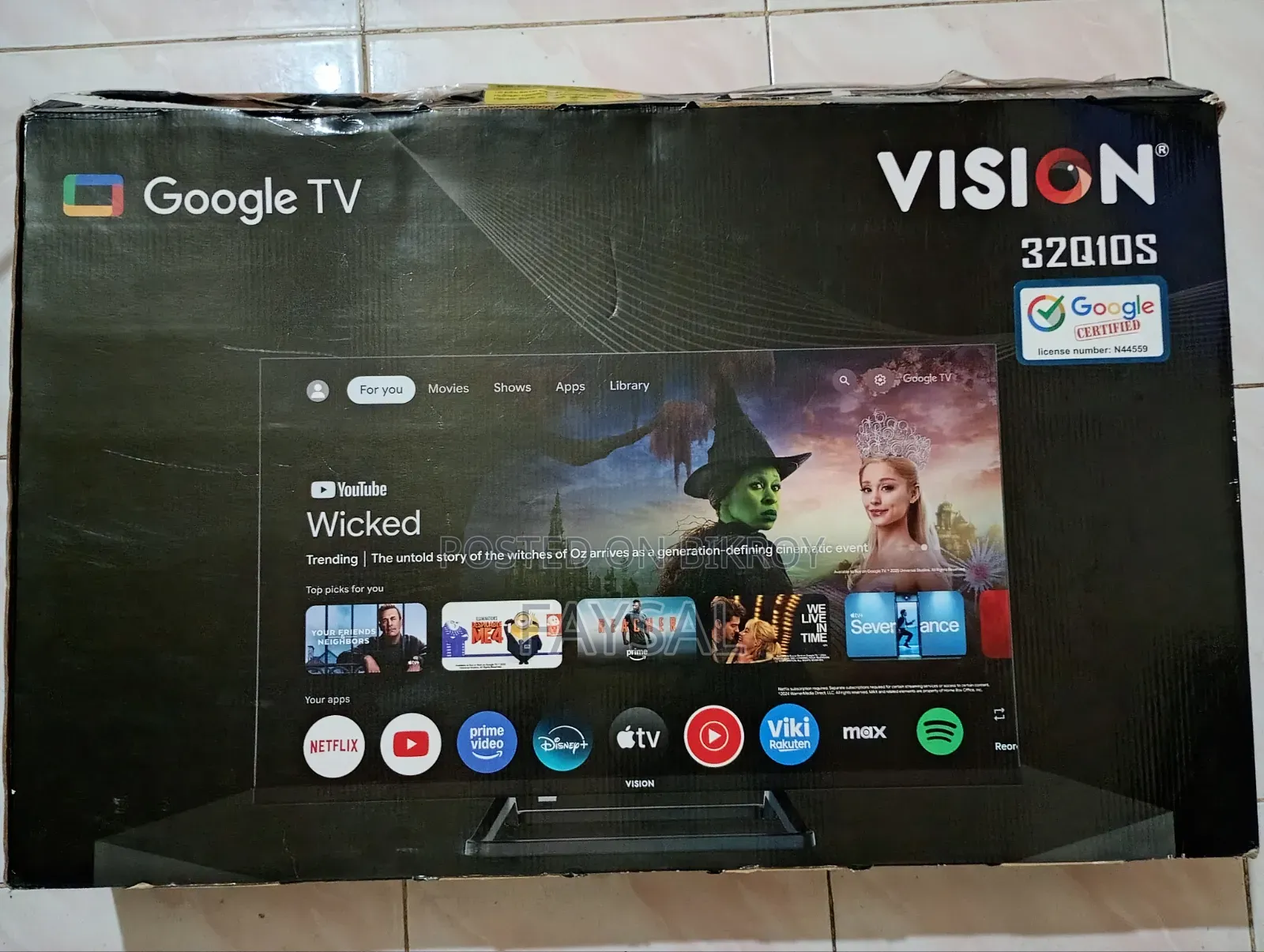 Vision 32" Q10S QLED Google TV