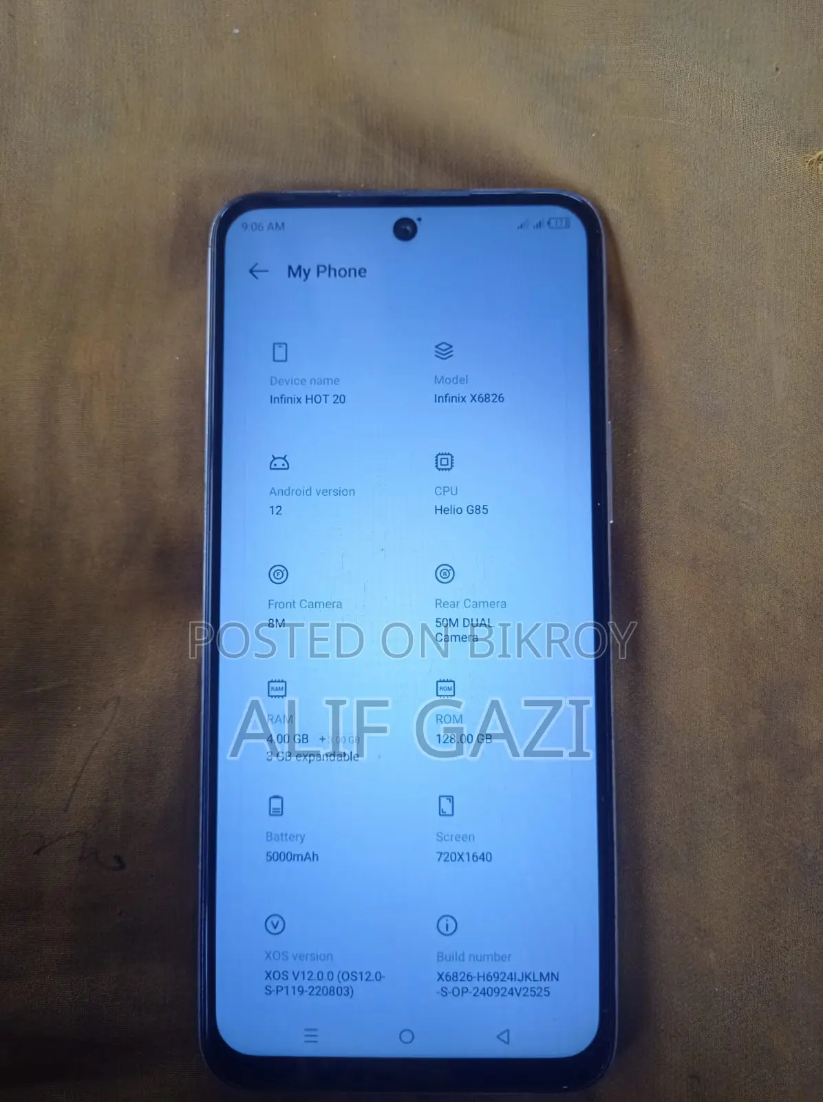 Infinix Hot 20 128 GB White