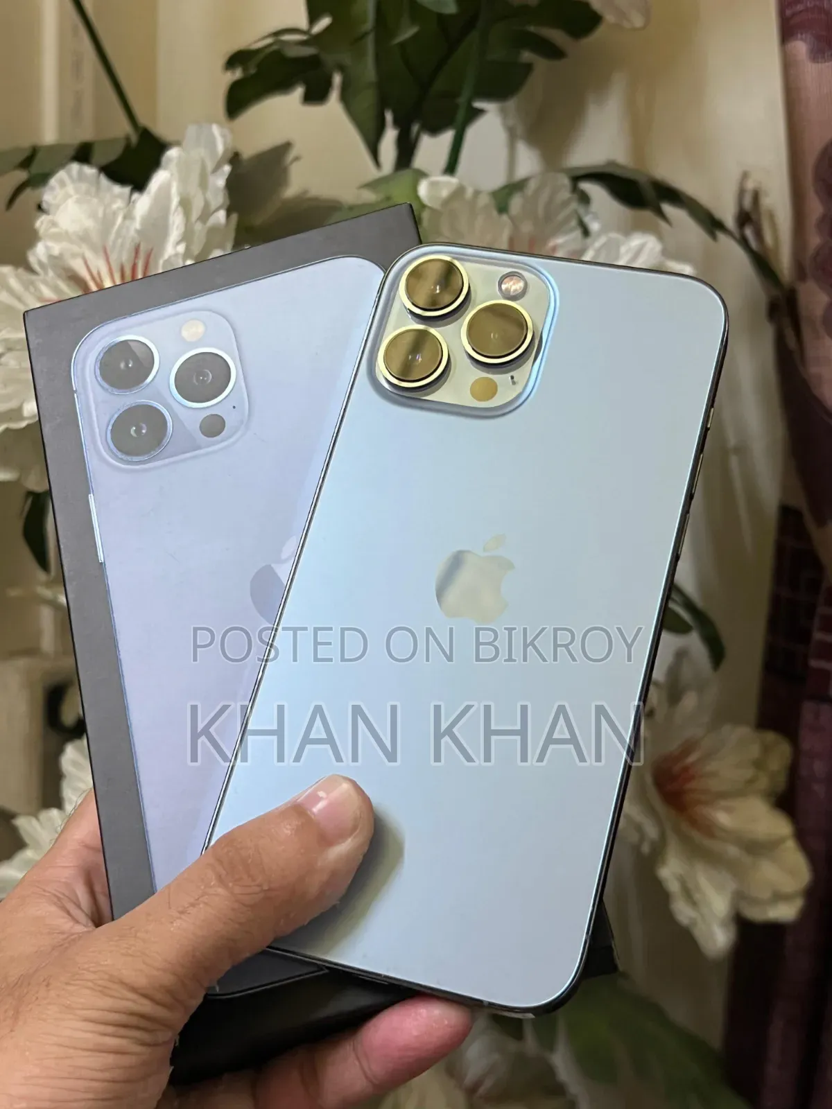 অ্যাপল আইফোন ১৩ প্রো ম্যাক্স ১২৮ জিবি নীল