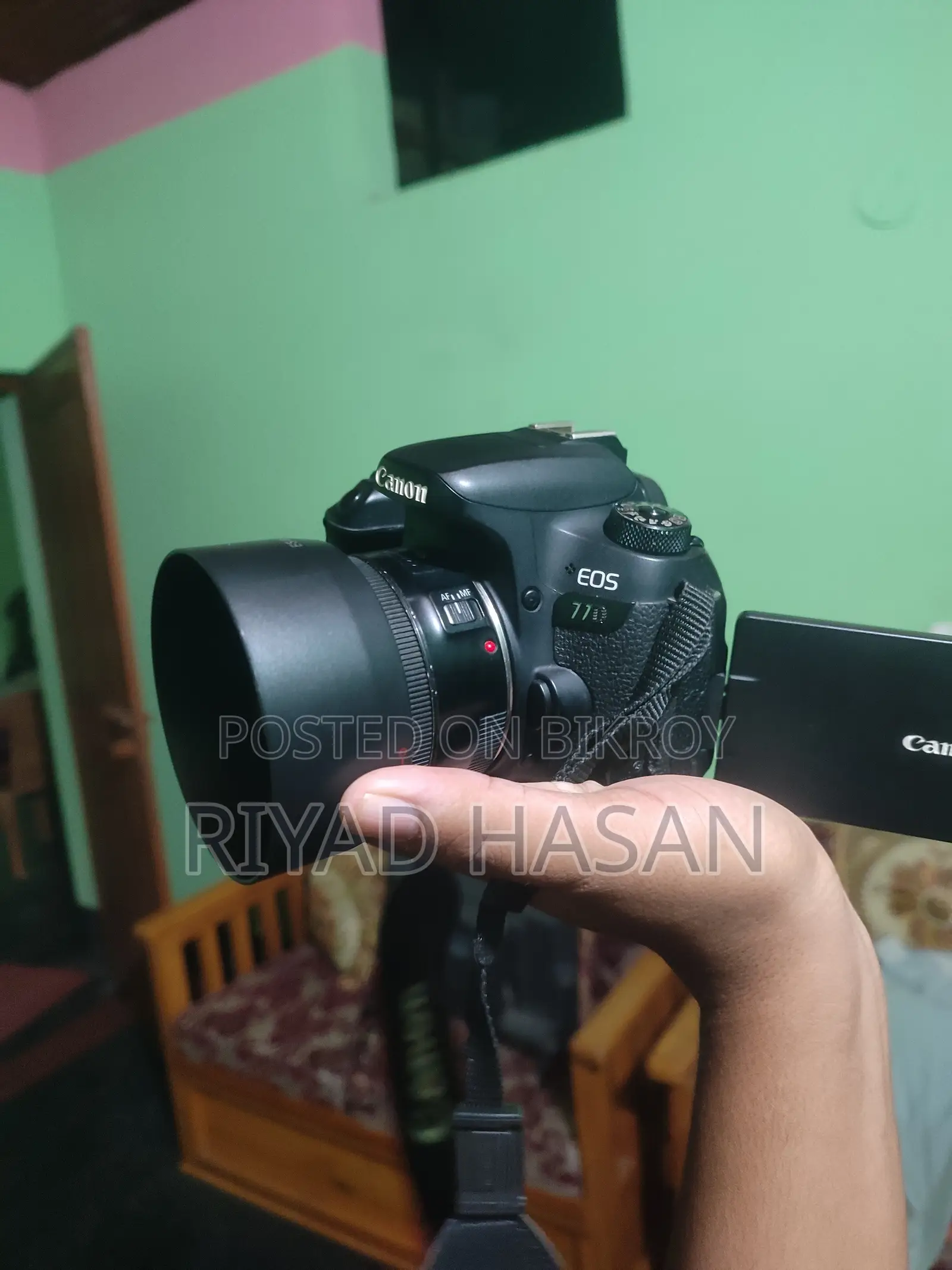 Canon 77D With 50mm Prime Lens STM