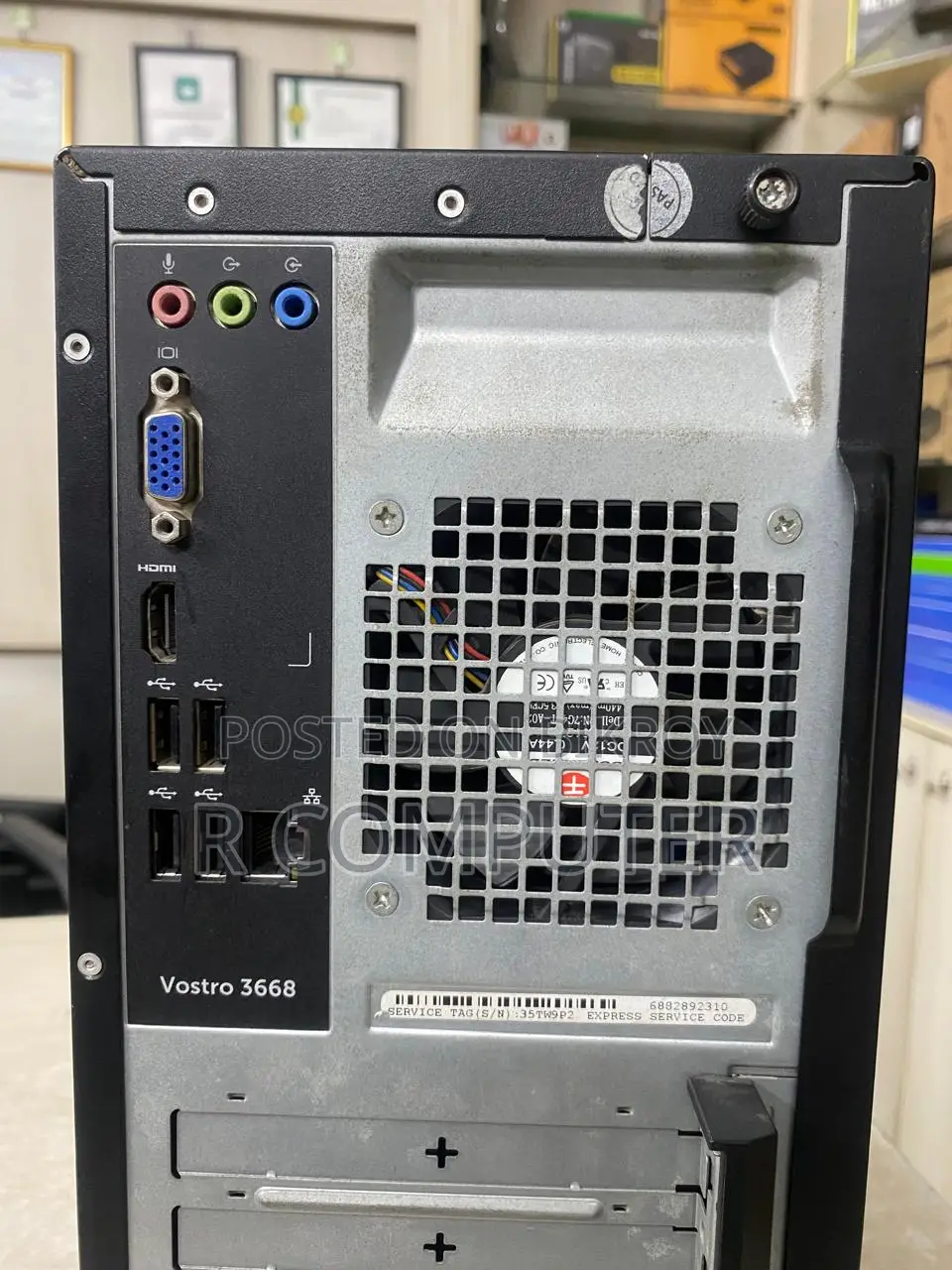 Desktop Computer Dell 8GB Intel Core i3 SSD 128GB