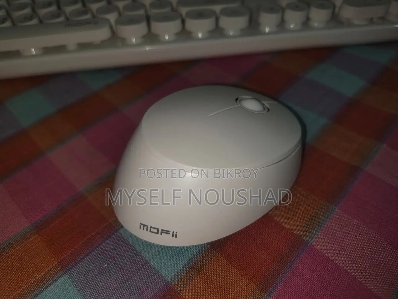 MOFII Sweet Pure White Wireless Keyboard & Mouse Combo With Bangla