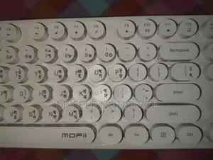 MOFII Sweet Pure White Wireless Keyboard & Mouse Combo With Bangla