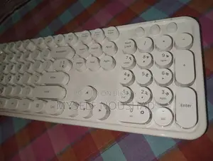 MOFII Sweet Pure White Wireless Keyboard & Mouse Combo With Bangla