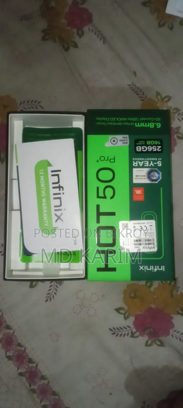 Infinix Note 50 Pro+ 256 GB Gray