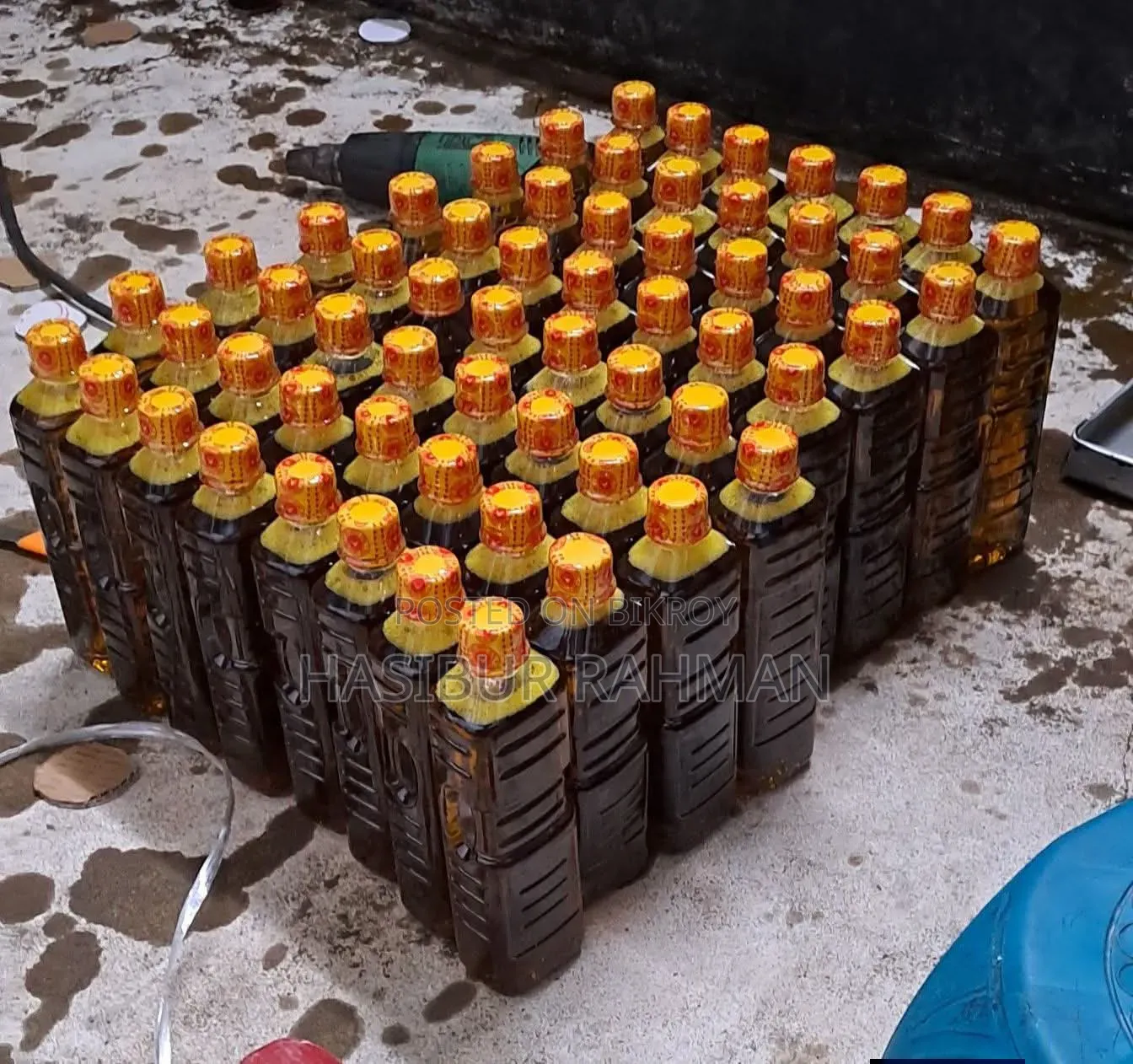 কাঠের ঘানি ভাঙা প্রথম চাপের সরিষার তেল (১ লিটার)