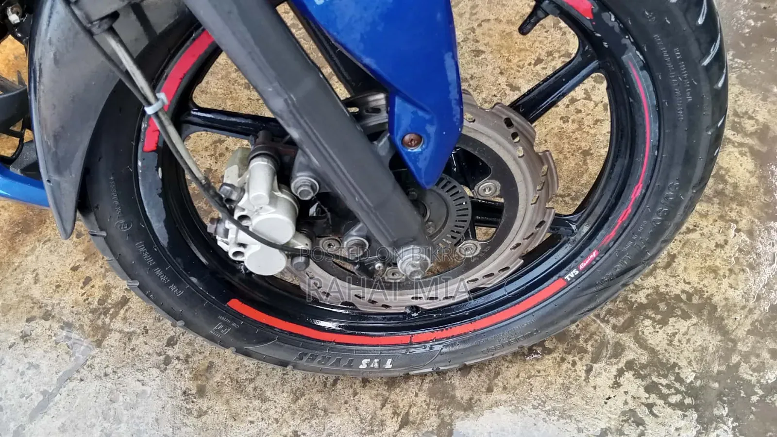 TVS Apache RTR 160 2V ABS 2022 Blue