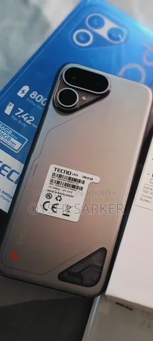 নতুন টেকনো পোভা কার্ভ ২ ৫জি ২৫৬ জিবি গ্রে