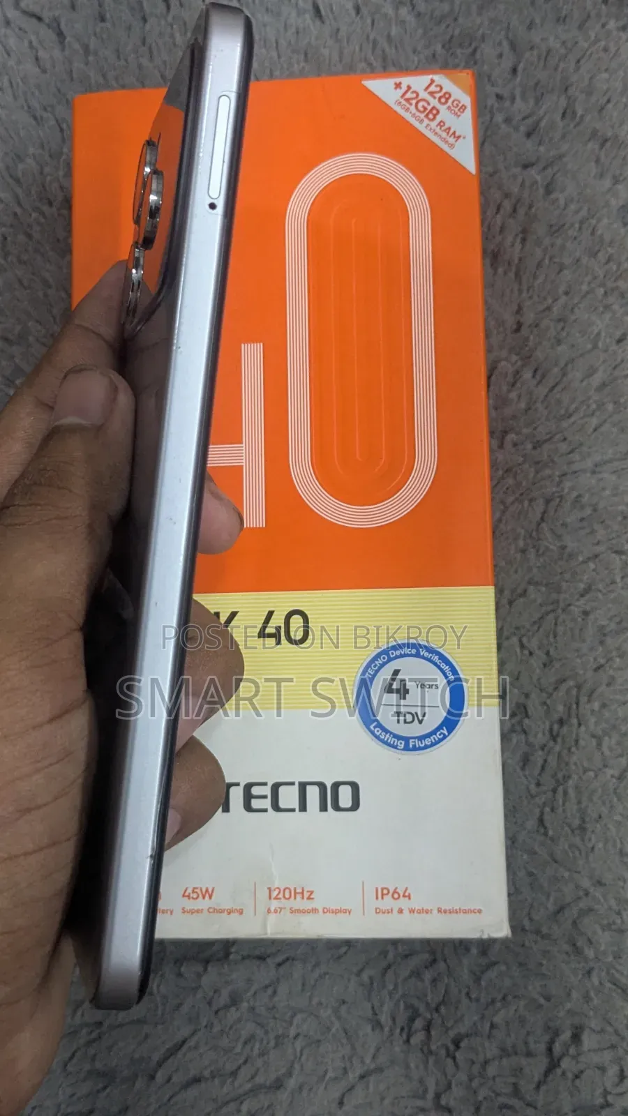 Tecno Spark 40 128 GB Silver