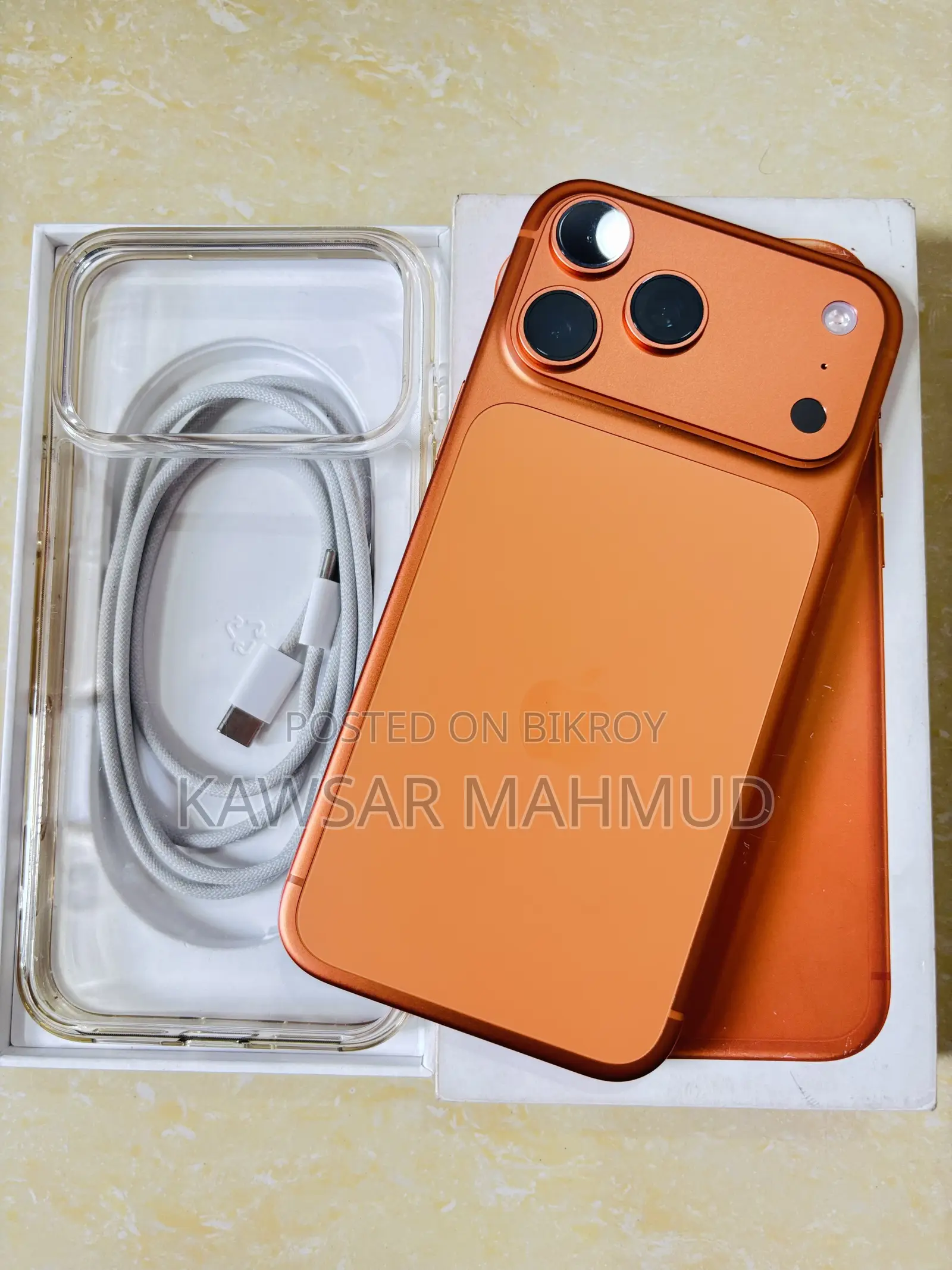অ্যাপল আইফোন ১৭ প্রো ম্যাক্স ২৫৬ জিবি কমলা