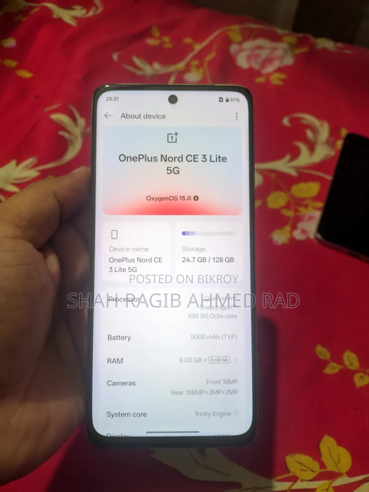 OnePlus Nord CE 3 Lite 5G 128 GB Green