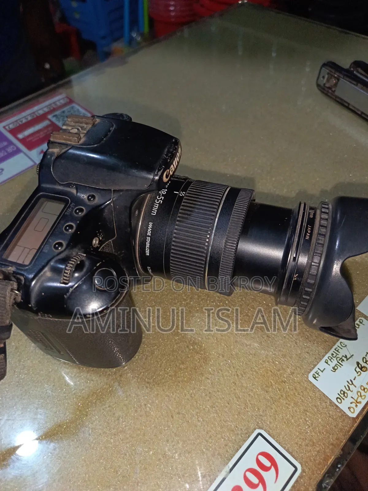 I will sell a Canon 30d model photo camera