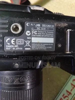I will sell a Canon 30d model photo camera