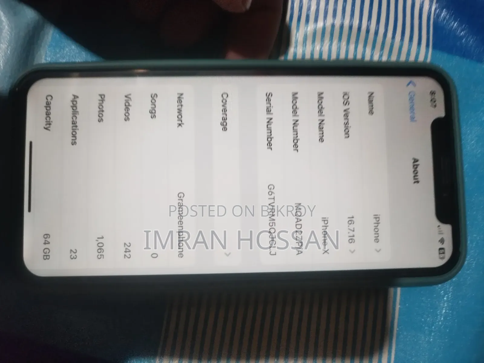 Apple iPhone X 64 GB White