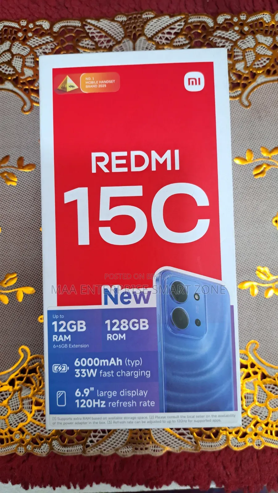 New Xiaomi Redmi 15C 4G 128 GB Red