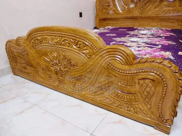 Teak Wood Bed 6/7 Feet