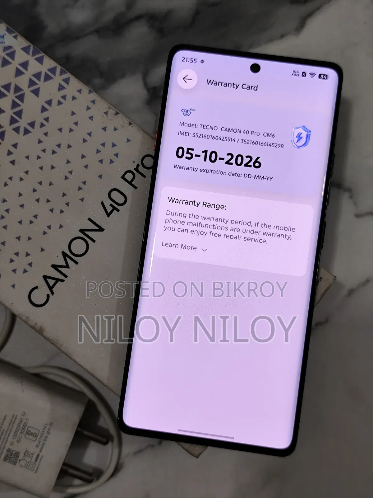 Tecno Camon 40 Pro 4G 256 GB