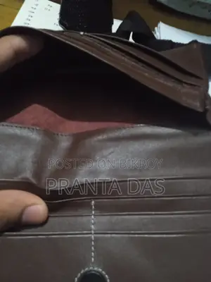 Genuine Lather Brown Moneybag