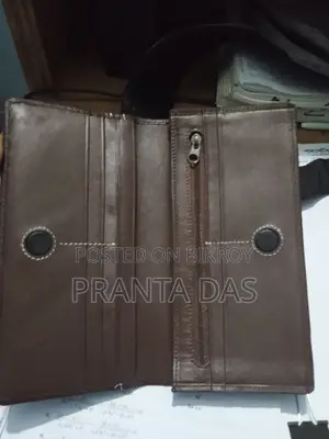 Genuine Lather Brown Moneybag