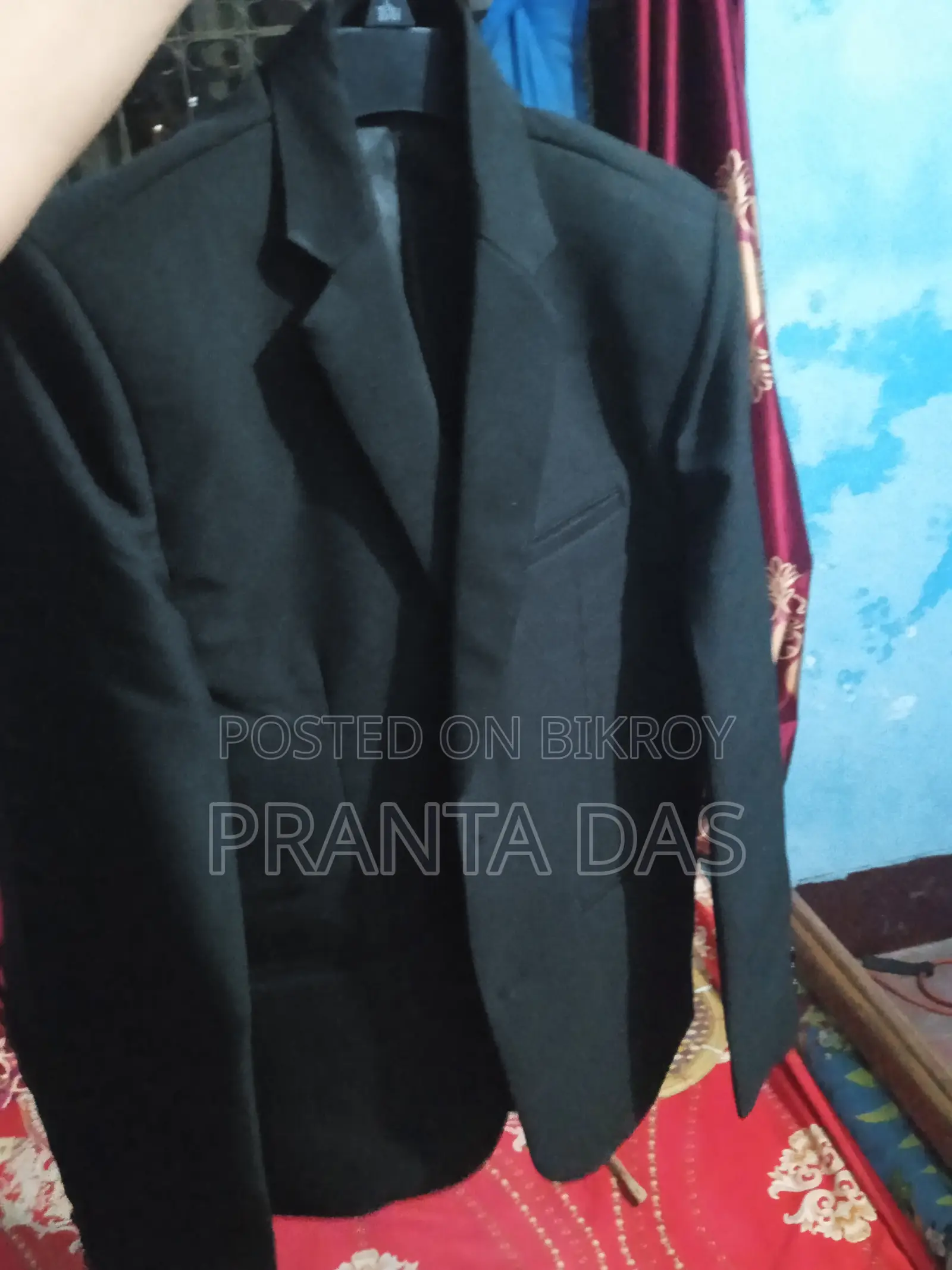 মেনস ব্ল্যাক ব্লেজার